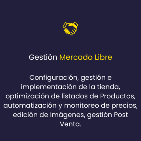 Gestión de Mercado Libre